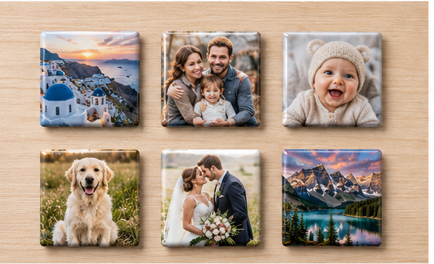 Custom Photo Magnets - 2x2 Square